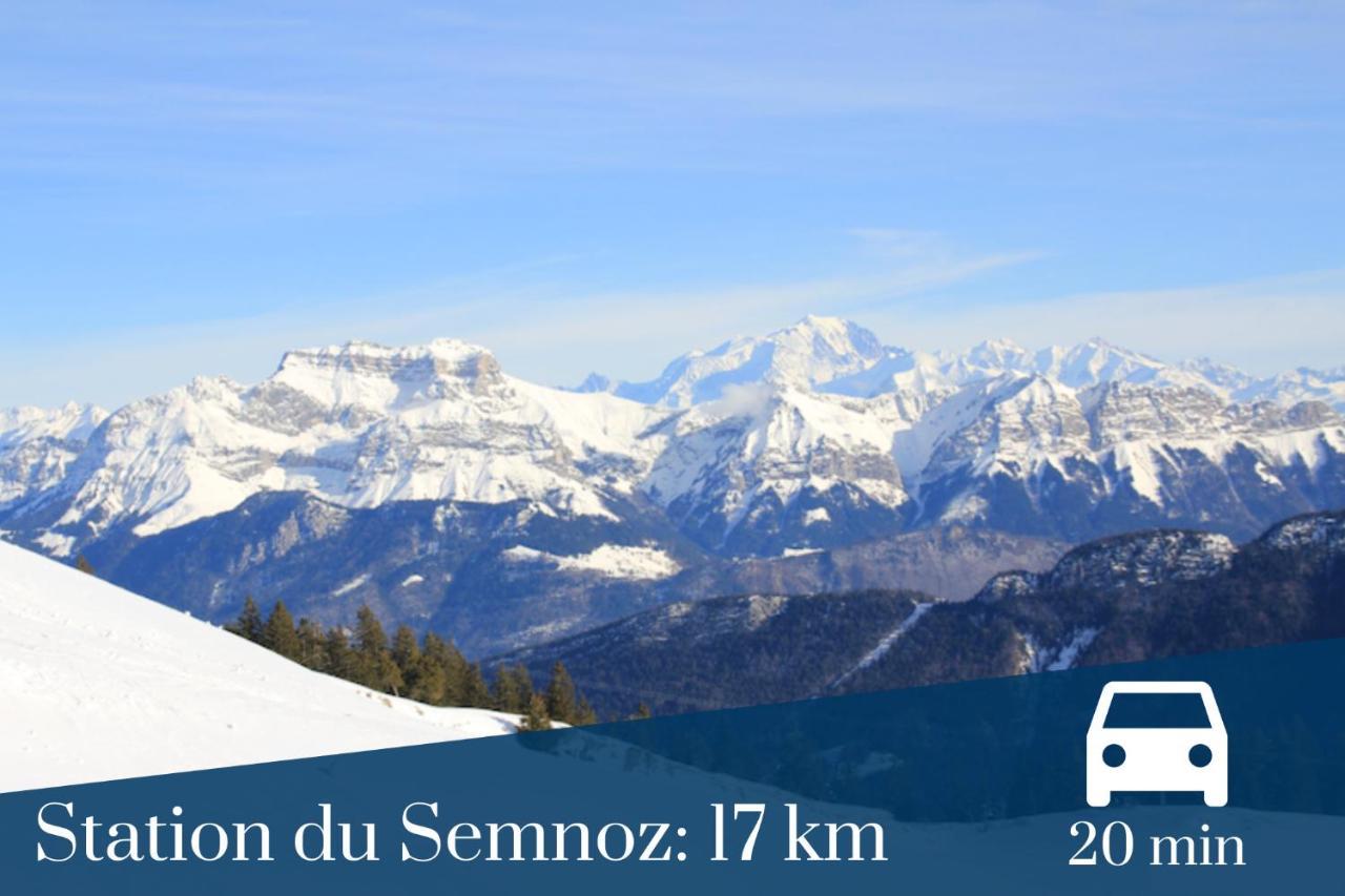 Homey Montaigne - New - A 1 Min A Pied Du Lac D'Annecy - 2 Balcons Prives - Appartement Avec 2 Chambres - Stationnement Gratuit Toute L'Annee Sauf En Ete - Juin A Aout Eksteriør bilde